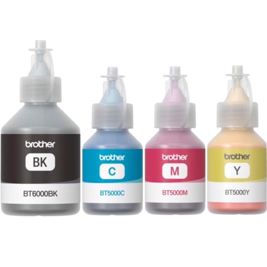 ของแท้ ใหม่ ขายดี ล่าสุด 2022Brother Ink BT6000BK, BT5000C, BT5000M, BT5000Y for T300/T500W/T700W/T8
