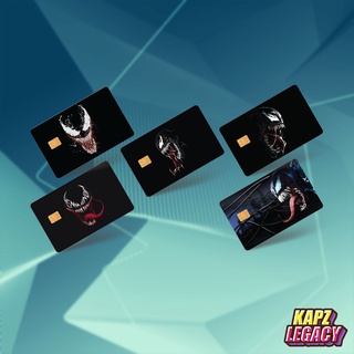 Kapzlegacy สติกเกอร์การ์ดธนาคาร Venom ATM Touch n Go Skin Bank Debit Credit TnG Cards Chip