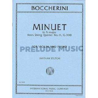 (Violin and Piano) Boccherini, L: Minuet A major G.308 (IMC3408)