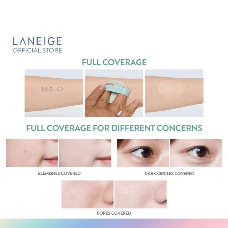 USED.  LANEIGE NEO CUSHION MATTE เบอร์ 35 N + รีฟิล