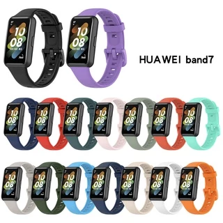 สร้อยข้อมือเปลี่ยนสายรัดซิลิโคนสําหรับ Huawei Band 6 7 8 9 10 11 Pro / Honor Band 7 6