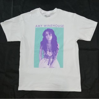 เสื้อวง​ Amy Winehouse รูปภาพ​ ร้องเพลงตำนานแน่นอน. S-3XL