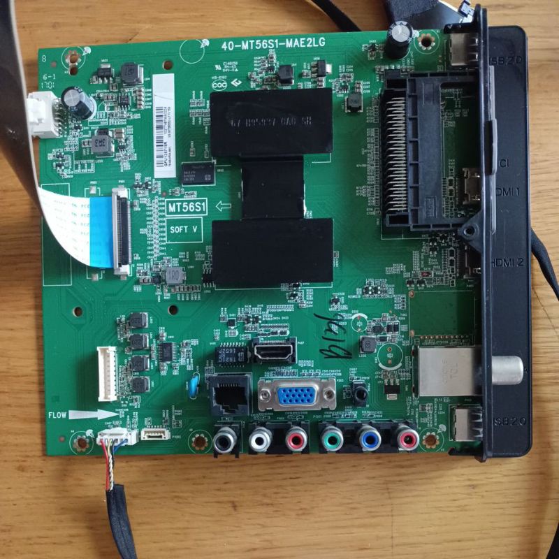 บอร์ดรับสัญญาณทีวีTCLขนาด55นิ้ว