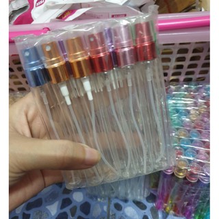 ขวดสเปร์ยแก้วใส่น้ำหอม10c.(12ขวด)ตามรูป
