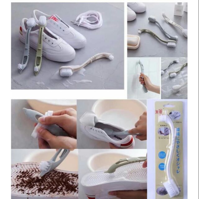 🌵แปรงขัดรองเท้าผ้าใบ​