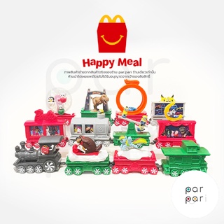 โมเดลรถไฟคาแรคเตอร์การ์ตูนยอดนิยม (Character Train) - McDonalds Happy meal Holiday Christmas Express Train 2017