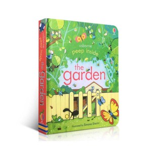 Usborne peep inside the garden (หนังสือภาษาอังกฤษ)