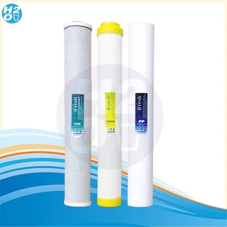 iFresh ชุดไส้กรอง ไส้กรองตู้น้ำหยอดเหรียญ จำนวน 3 ชิ้น ไส้กรองน้ำ PP / Resin / CTO ขนาด 20 นิ้ว