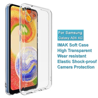 ของแท้ Imak เคส Samsung Galaxy A04 4G ใส นิ่ม TPU เคสด้านหลัง ซิลิโคนใส กันกระแทก