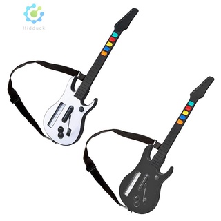 Hidduck สายคล้องคอไร้สายพร้อมสายคล้องปรับได้สําหรับ Wii Guitar Hero Rock Band 3 2 Stock