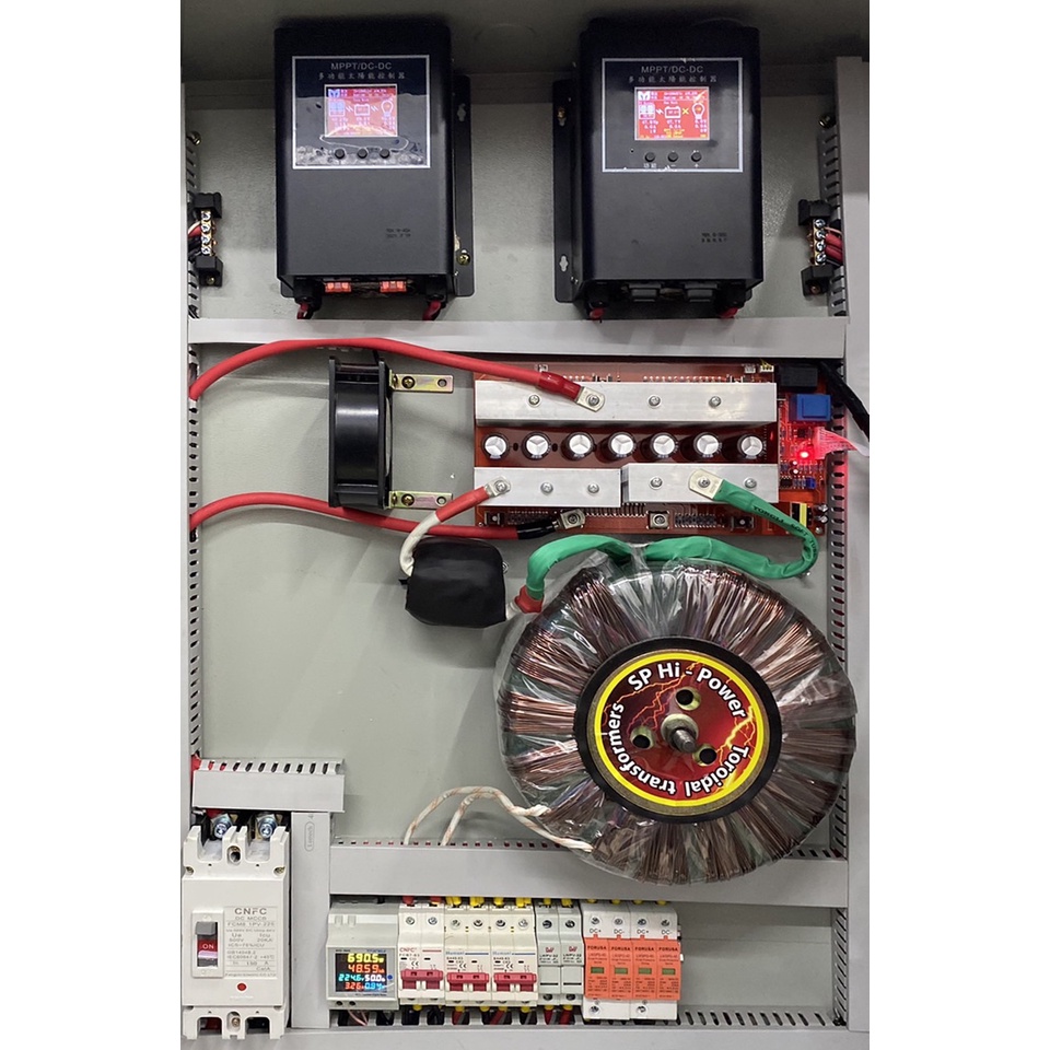 24/48v 10k Hybrid Off Grid 20KW/48V ,Solar MPPT DC to DC   ไฮบริดอินเวอร์เตอร์ ขนาด 10,000w