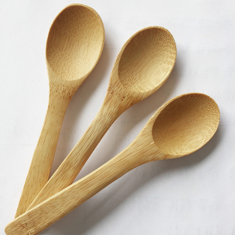 Wooden Spoon Bamboo Kitchen Cooking Utensil Tool Soup Teaspoon Catering Spoon