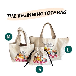 Wyllabrand กระเป๋าผ้า The Beginning tote bag