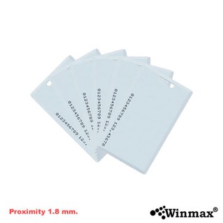 [สินค้าคุณภาพ] Winmax-PXC18 บัตร Proximity Card 1.8 mm 125 KHz (สั่งขั้นต่ำ 50ใบ)