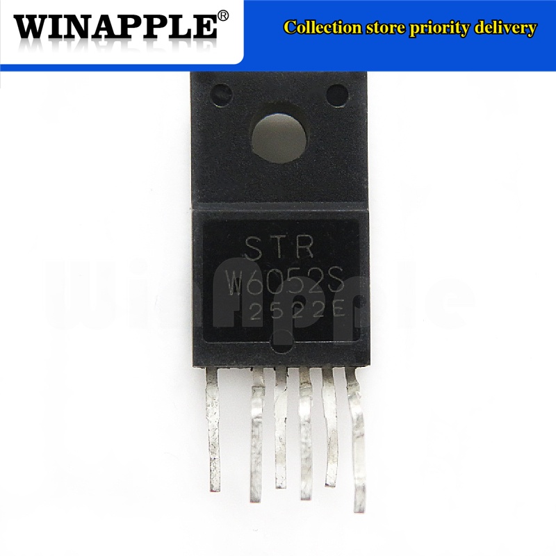 ชุดส่วนประกอบอิเล็กทรอนิกส์ 5 ชิ้น STRW6052S TO220F-6 W6052S TO-220F STRW6052 STR-W6052S W6052S W605