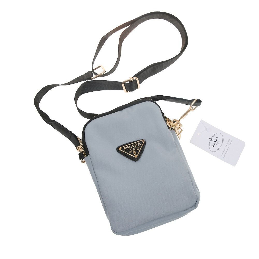 [ Prada แท้ 100% ] กระเป๋าสะพายข้าง Prada 2 zipper mini crossbody (5สี)