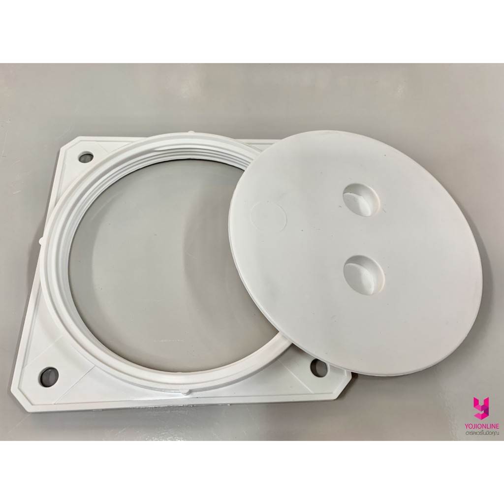 YOJI ONLINE ฝาส้วมพีวีซี ฝาส้วมพลาสติก ฝาปิดท่อ ฝาท่อ (02715)
