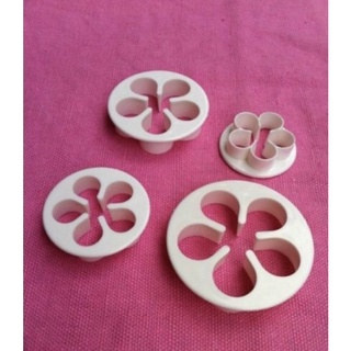 Flower Cutter Set พิมพ์กดดอกไม้4ขนาด