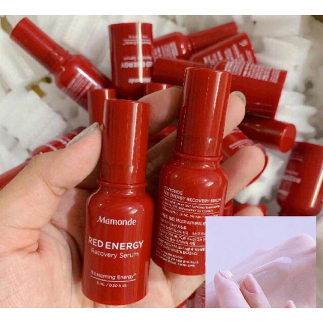 (ของแท้ 100%) Mamonde Red Energy Recovery Serum 9 Ml - Moneypaopao ...