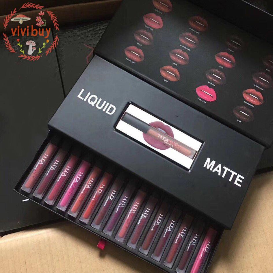Cod Huda ลิปสติกลิปกลอสเพิ่มความชุ่มชื้นติดทนนาน 16 ชิ้น ชุด - vivibuy ...
