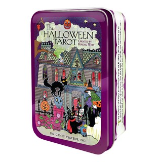 {ไพ่แท้ลิขสิทธิ์} ไพ่ทาโรต์ชุด HALLOWEEN TAROT (TIN BOX)