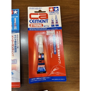 TAMIYA 87139 Tamiya CA Cement (Strong) ติดชิ้นส่วนที่เป็นพลาสติก โลหะ ไม้  และ เรซิน ฯลฯ