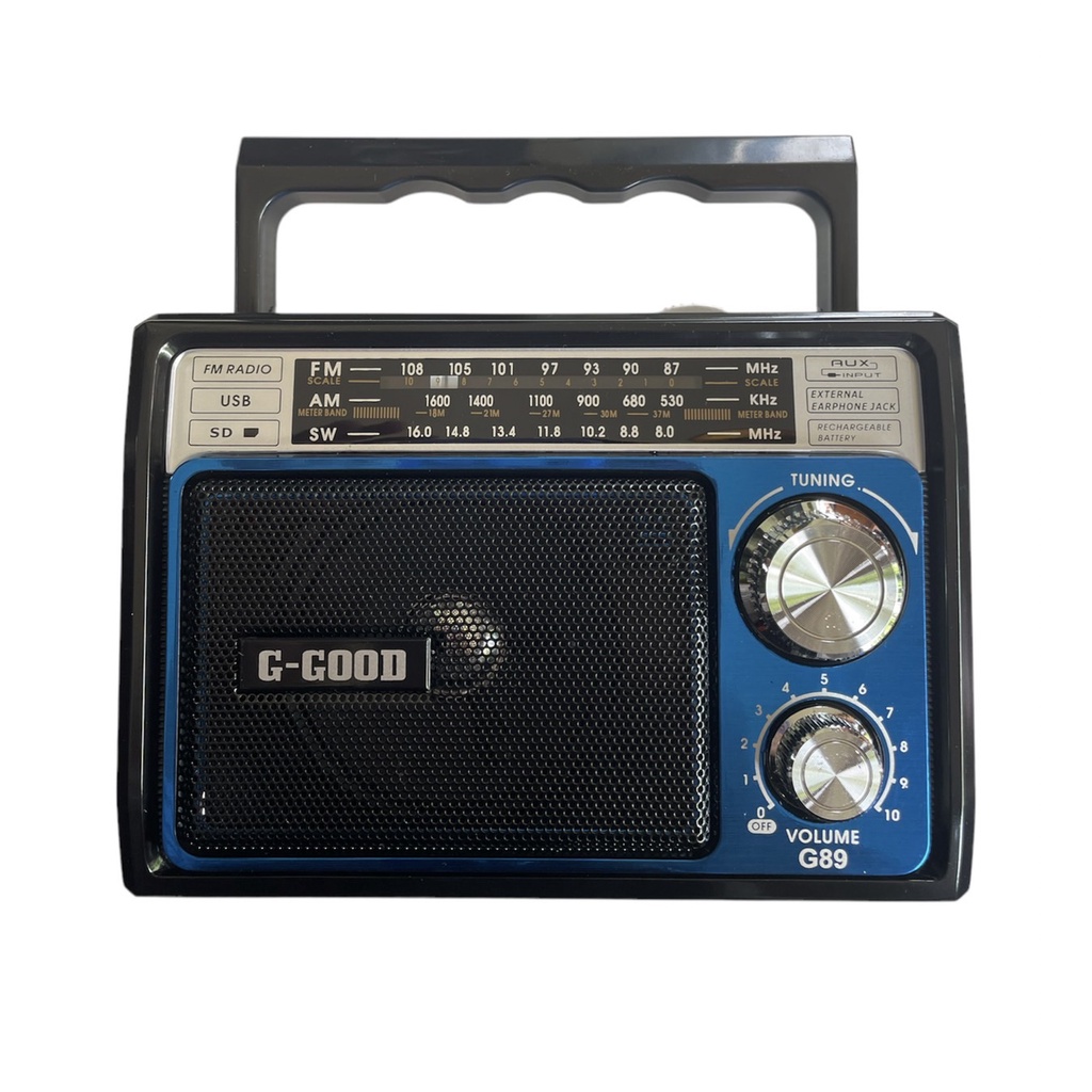 วิทยุยี่ห้อ G-Good รุ่น G-89 หูหิ้ว