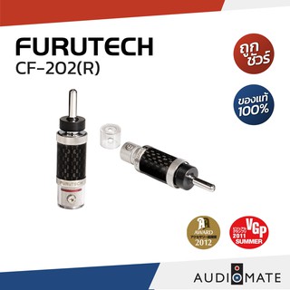 FURUTECH CF-202 (R) / หัวบานาน่า /Furutech CF-202 Rodium Banana Connectors 2 PCS/รับประกันคุณภาพโดย Clef Audio/AUDIOMATE