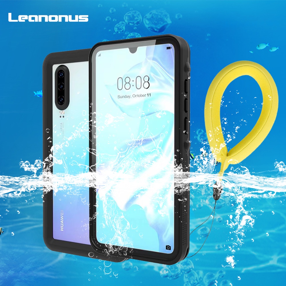 For Huawei P40 Case IP68 Waterproof Diving Underwater Cover for Huawei P30 Pro Phone Case Full Body 