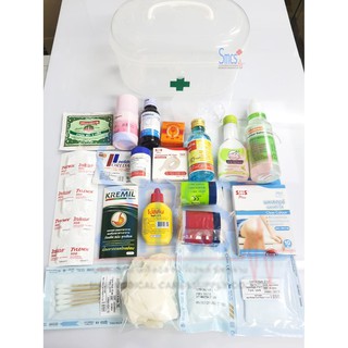 ชุดปฐมพยาบาลเบื้องต้น 23รายการ First Aid Kit