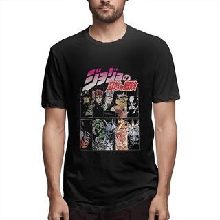 เสื้อยืดแขนสั้นลําลองพิมพ์ลาย Jojos Bizarre Adventure สําหรับผู้ชาย