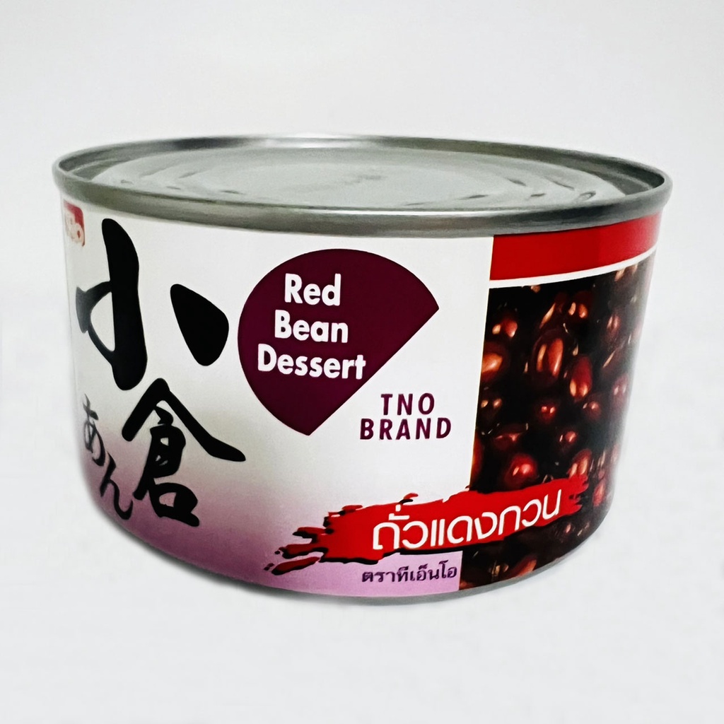 ถั่วแดงกวน ตรา ทีเอ็นโอ น้ำหนักสุทธิ 430 กรัม (Red Bean Dessert. TNO Brand; 430g.)