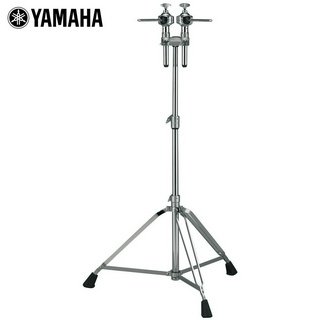 Yamaha® WS950A ขาตั้งทอมคู่ ขาตั้งกลองทอม แบบฐานสามขาตะเกียบ พร้อมขาเสียบกลองทอม ปรับสูงได้ 58 - 130 ซม. ** ประกันศูนย์