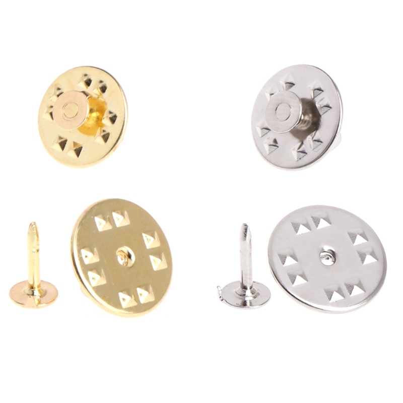 BTF 100x ชุด Tie Tack คลัทช์ Pin สําหรับผีเสื้อล็อค PIN ด้านหลังเปลี่ยน DIY Jew