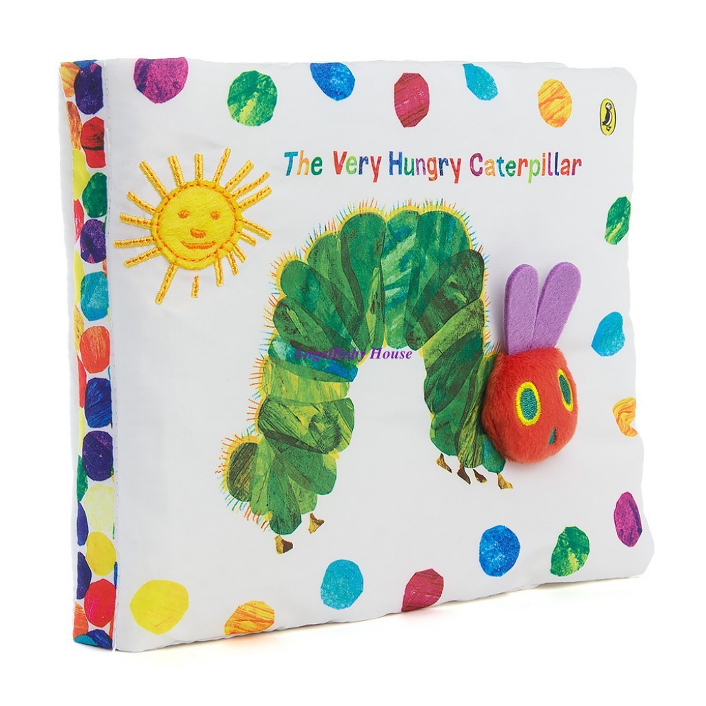The World of Eric Carle The Very Hungry Caterpillar หนังสือผ้านุ่ม ของเล่นสําหรับเด็ก