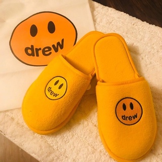 Drew House smiley Justin Bieber couples home slippers (พร้อมส่ง)