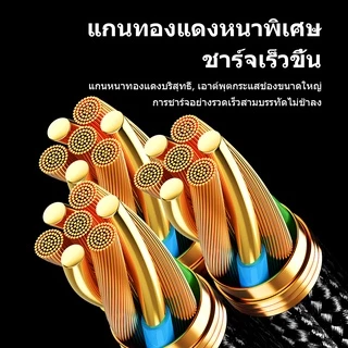 OWIRE 3 IN 1 Micro USB Type C สําหรับ iP Samxung Xiaomi สายเคเบิล 3 in 1 Micro USB Type C สำหรับโทรศัพท์มือถือ 1.2m