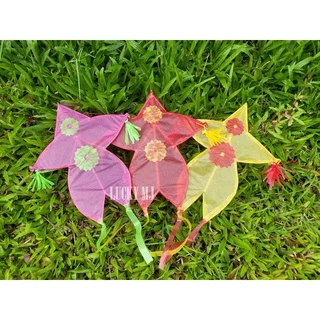 ว่าวจุฬาจิ๋ว ว่าวสำหรับแก้บน ว่าวจุฬาไอ้ไข่ ว่าวถวาย ชุด3ตัว คละสีเลือกสีได้