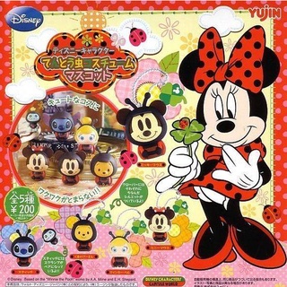 (มือ 2) Gashapon Disney Ladybug Mickey Minnie Stitch Tinker Bell Costum Mascot - กาชาปอง ดิสนีย์ เลดี้บัค ชุดแมลงเต่าทอง