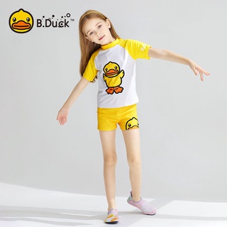 B.duck Little Yellow Duck ชุดว่ายน้ํา ขนาดใหญ่ สําหรับเด็กผู้ชาย และเด็กผู้หญิง