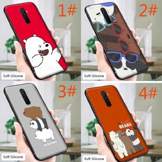 เราเปลือยหมีศิลปะ เคสนิ่ม เนื้อซิลิโคน Case OPPO A1K A5 A9 2020 Reno Z 2 10X