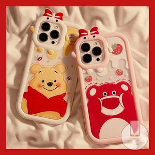 เคสโทรศัพท์มือถือแบบนิ่ม TPU กันกระแทก ลายการ์ตูนมอนสเตอร์ หมีพูห์น่ารัก สําหรับ OPPO A15 A17 A57 A12 A95 Reno 5F 7 5 A77s A96 A76 A74 A55 A17K A77 A54 A16 A9 A5 A53 A5s A7 A15s A16K A3s A31 A52 เคส