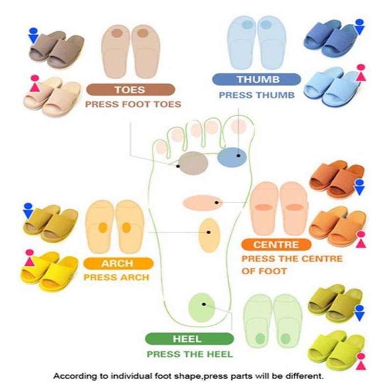 รองเท้านวดเพื่อสุขภาพ ใส่ในบ้าน