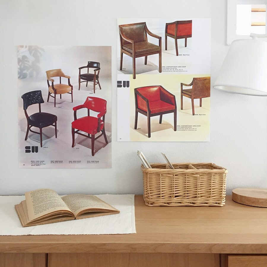 Poster - Vintage Furniture Catalog page 02 : Shelby Williams, 1971