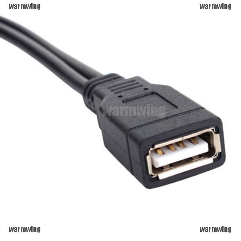 สายเคเบิ้ล USB 2.0 1 Female to 2 Male Y-Splitter Data #3