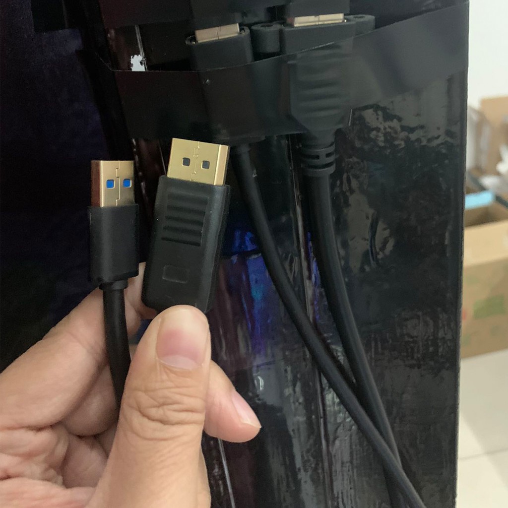 VR ชุดหูฟังขยาย DP สาย USB สําหรับ Oculus Rift S VR แว่นตา 1M DP จอแสดงผล USB Extension สายตะกั่วเปล