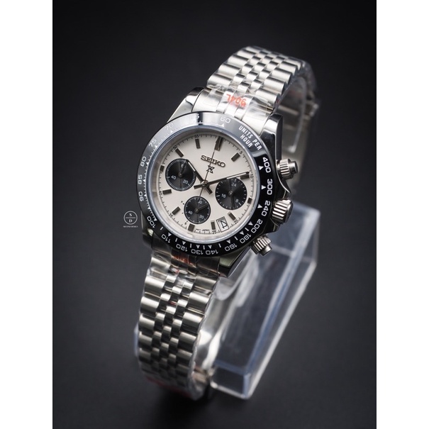 Seiko Mod Panda Speedtimer Chronograph Date (Daytona Edition) ⚪️⚫️