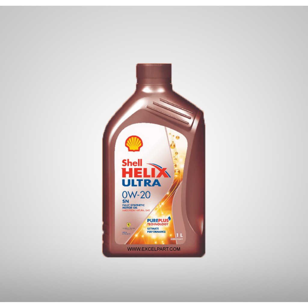 SHELL น้ำมันเครื่องสังเคราะห์ Helix Ultra เบนซิน 0W-20 (1 ลิตร)