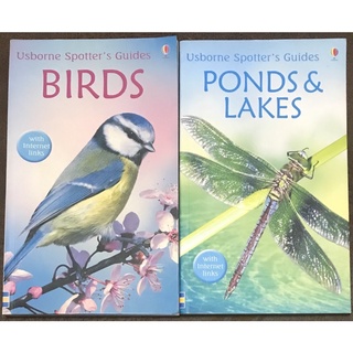 Usborne Spotter’s Guides [หนังสือภาษาอังกฤษมือสอง]Birds, Ponds &amp; Lakes ยกชุด 2 เล่ม