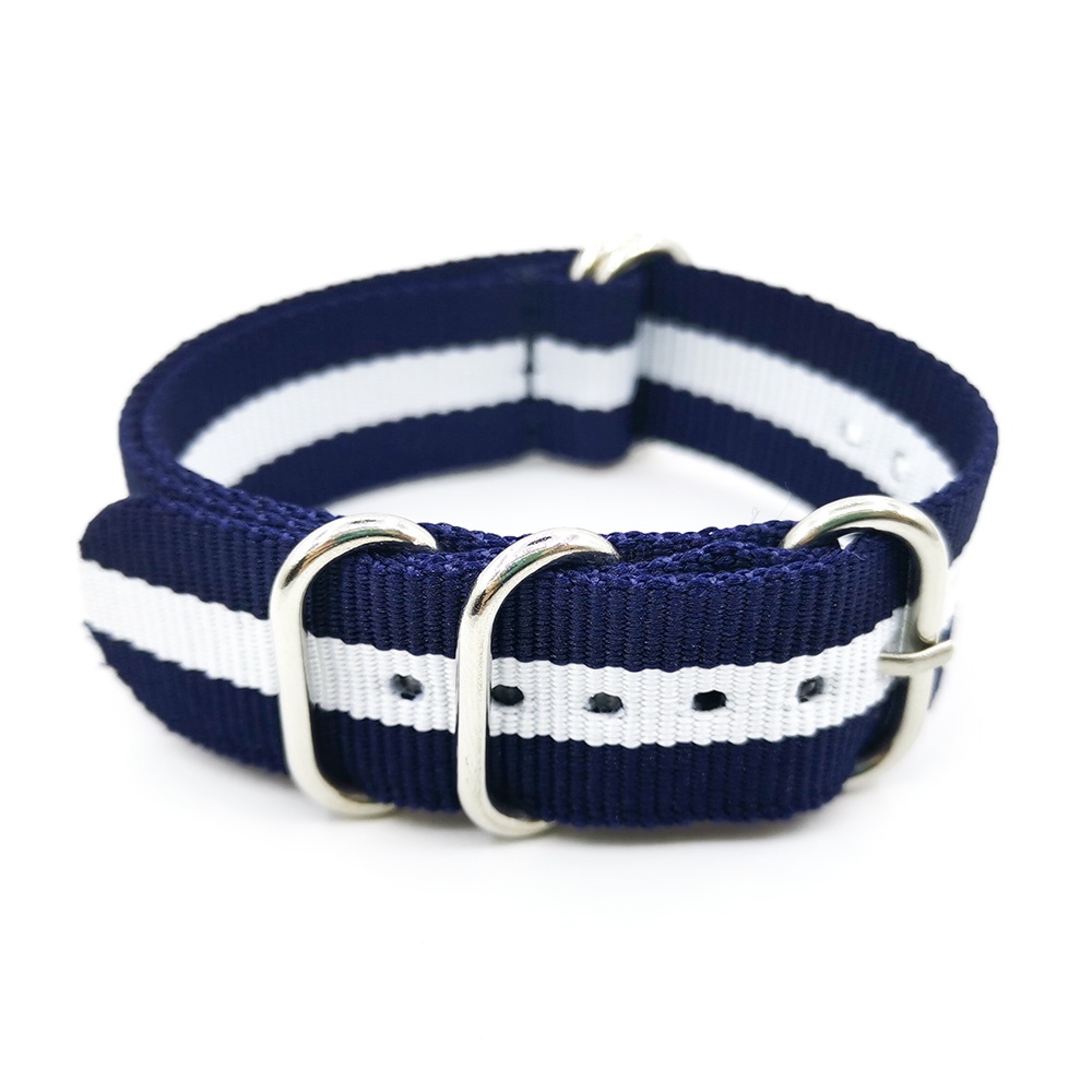 สายนาฬิกาข้อมือไนล่อน 18 มม. 20 มม. 22 มม. 24 มม. สําหรับ James Bond Watch Bands 007